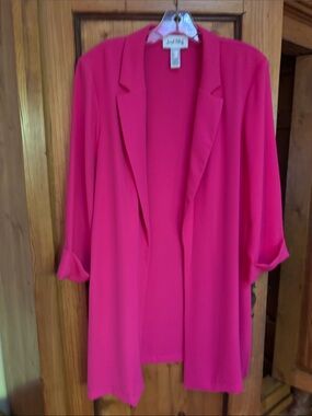 Joseph Ribkoff hot pink jacket